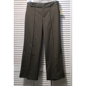 Ryegrass Regular Fit Trouser Womens Size 14 Olive Green Straight Leg Dress Pants